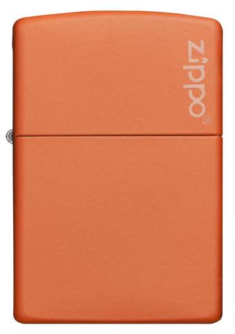 Orange Matte with Zippo logo freeshipping - Zippo.ca