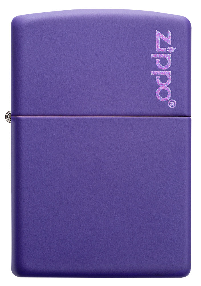 Classic Purple Matte Zippo Logo freeshipping - Zippo.ca