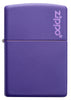 Classic Purple Matte Zippo Logo freeshipping - Zippo.ca