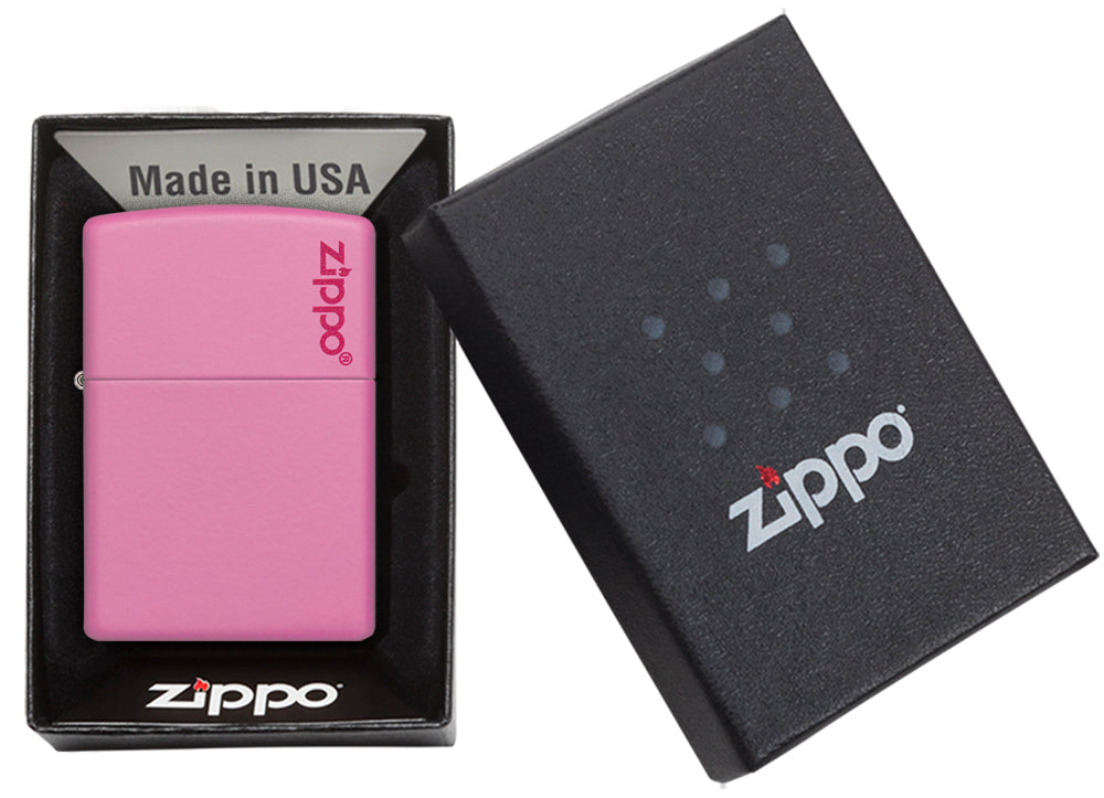 Pink Matte with Zippo logo freeshipping - Zippo.ca