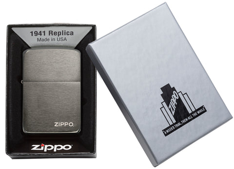 Black Ice® 1941 Replica with Zippo logo freeshipping - Zippo.ca