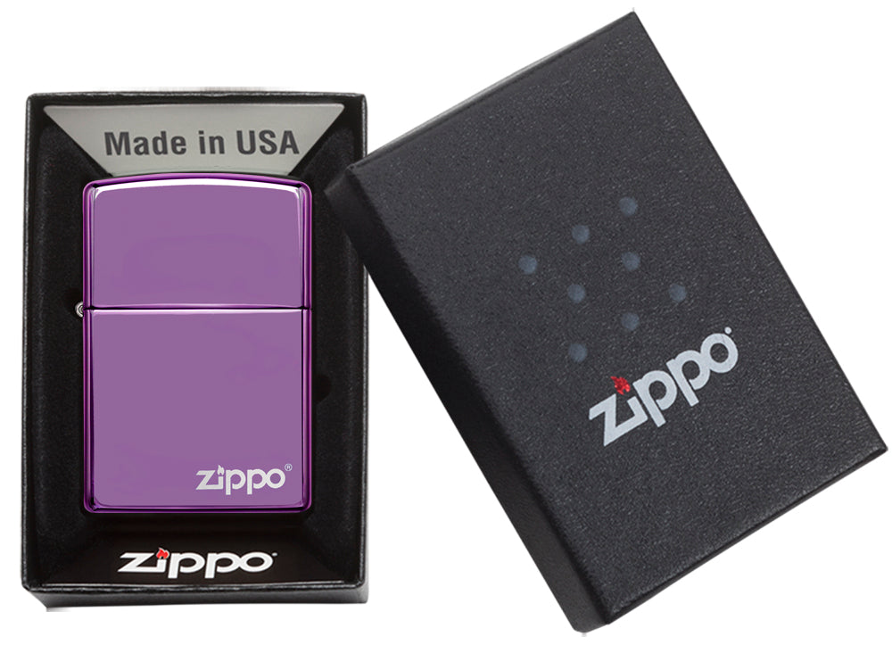 High Polish Purple with Zippo Logo freeshipping - Zippo.ca