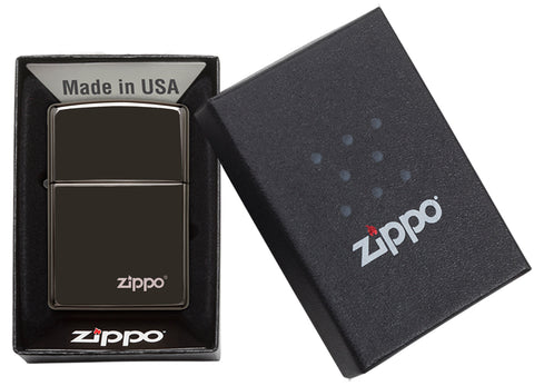 Ebony with Zippo logo freeshipping - Zippo.ca