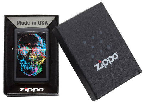 Colourful Skull freeshipping - Zippo.ca