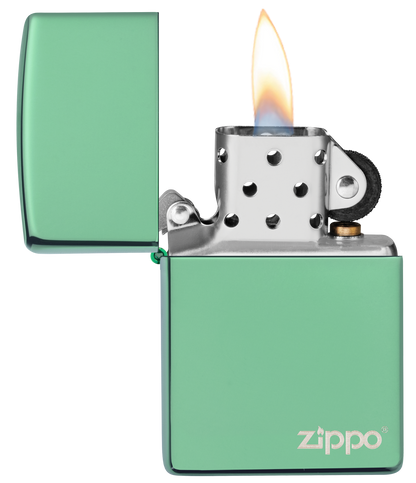 Chameleon with Zippo logo