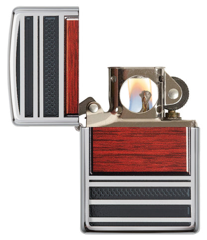 Wood Emblem with Pipe Insert freeshipping - Zippo.ca