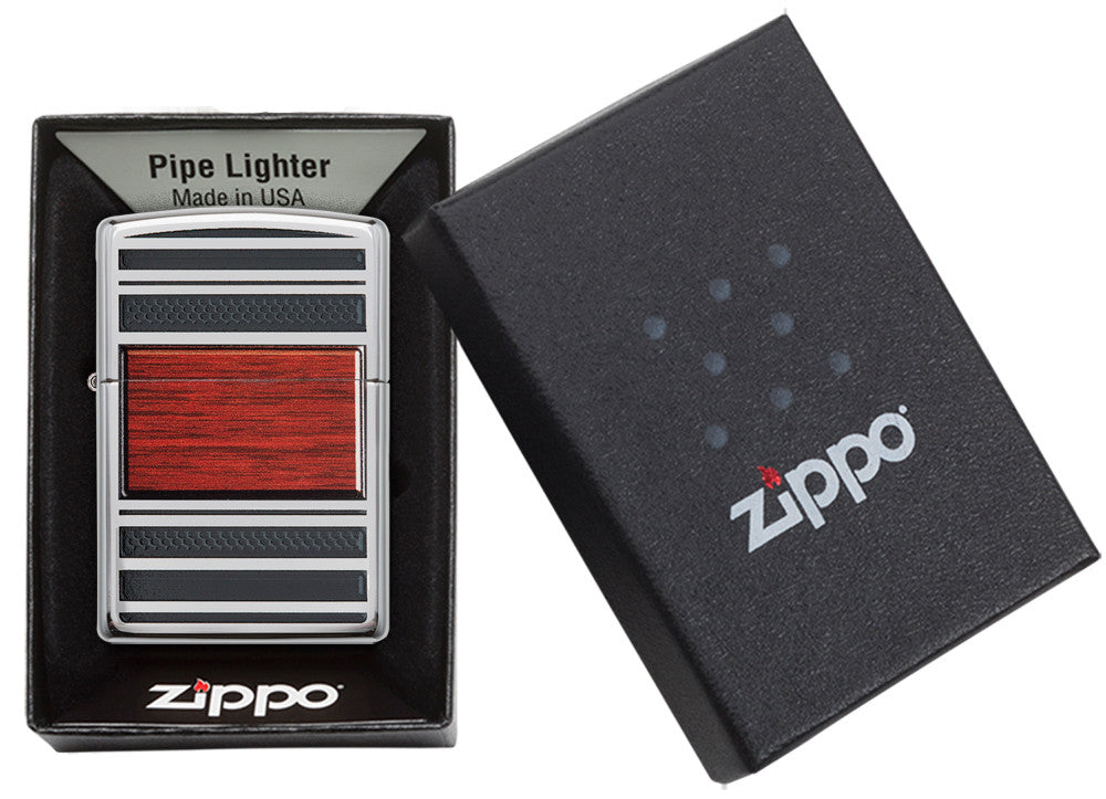 Wood Emblem with Pipe Insert freeshipping - Zippo.ca