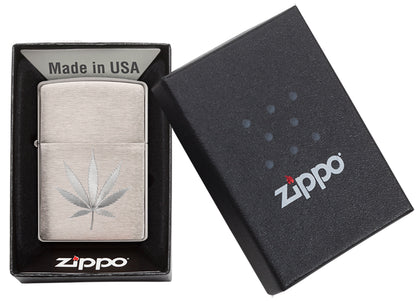 Engraved Leaf Design freeshipping - Zippo.ca