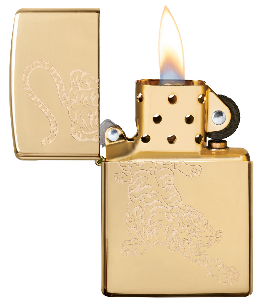 Tattoo Tiger Design freeshipping - Zippo.ca