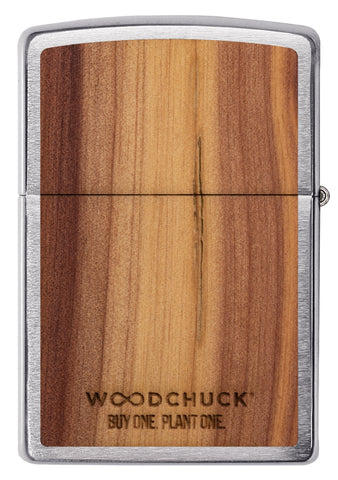 Woodchuck Cedar Brushed Chrome freeshipping - Zippo.ca