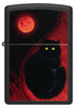 Zippo 218 Black Cat Design ( 48453 )