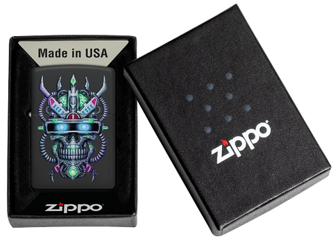 Zippo Cyber Skull Design ( 48516 )