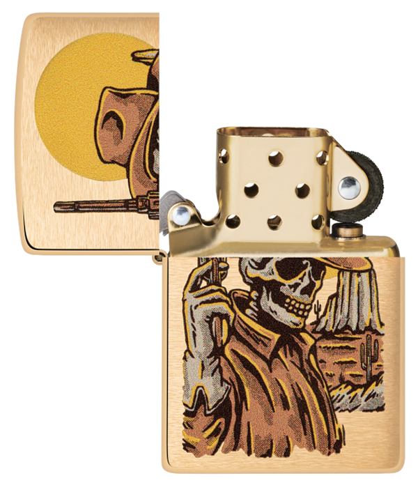 Zippo Zippo - Americana Wild West Skeleton Design Zippo Zippo - Americana Wild West Skeleton Design