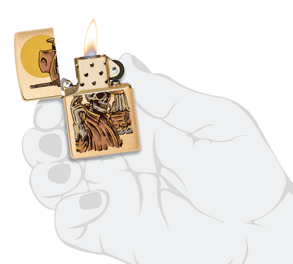 Zippo WILD WEST SKELETON DESIGN ( 48519 )