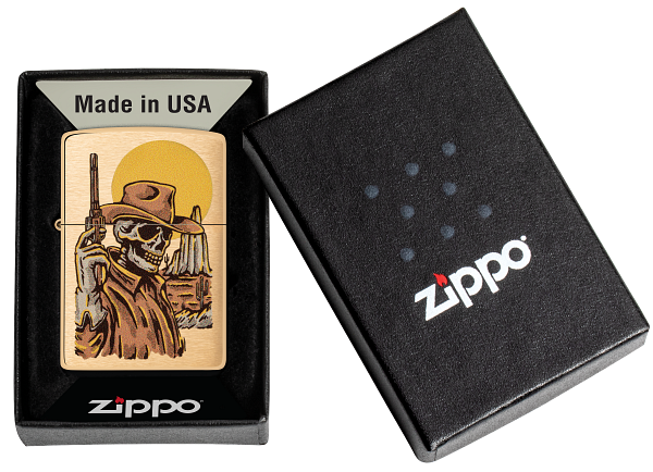 Zippo WILD WEST SKELETON DESIGN ( 48519 )