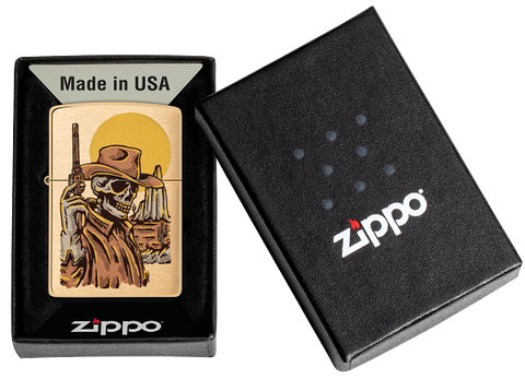 Zippo WILD WEST SKELETON DESIGN ( 48519 )