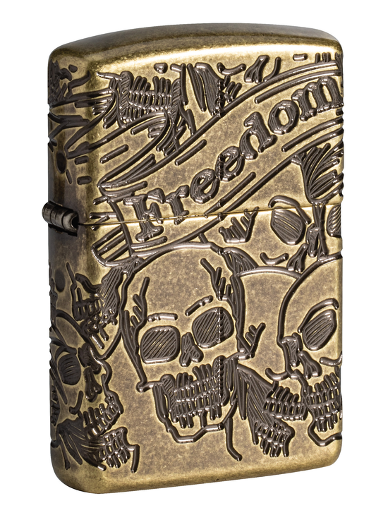 Zippo Freedom Skull Design (49035)