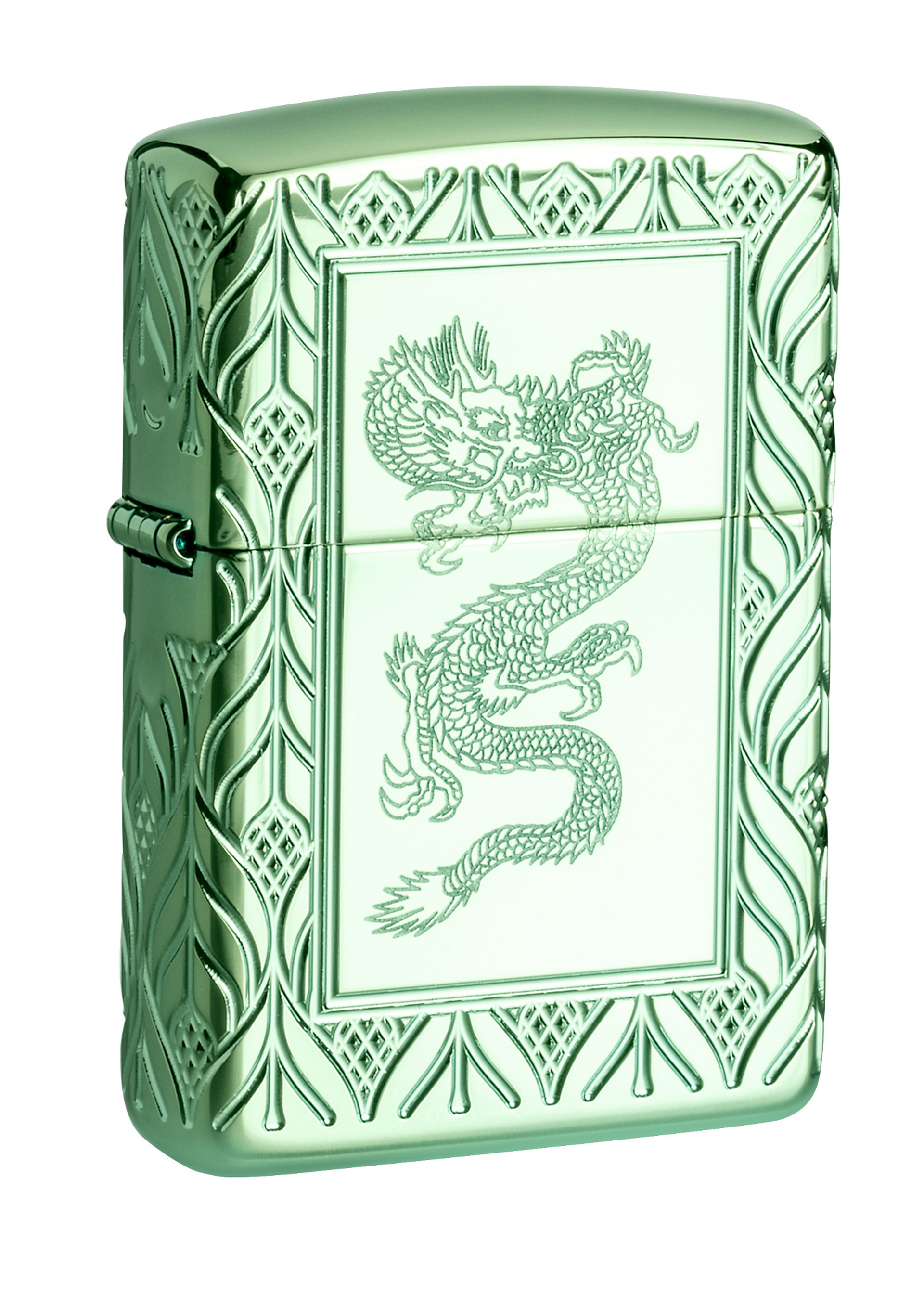 Zippo Armor HP Green Elegant Dragon (49054) – Zippo.ca