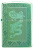 Zippo Armor HP Green Elegant Dragon (49054)
