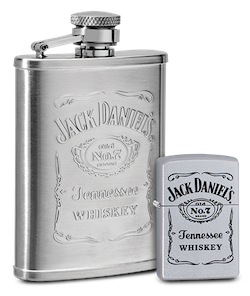 Jack Daniel's® Lighter & Flask Combo freeshipping - Zippo.ca