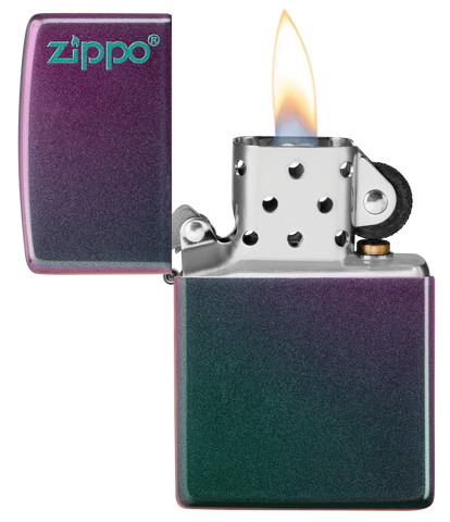 Iridescent with  Zippo logo freeshipping - Zippo.ca