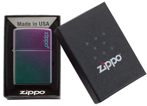 Iridescent with  Zippo logo freeshipping - Zippo.ca