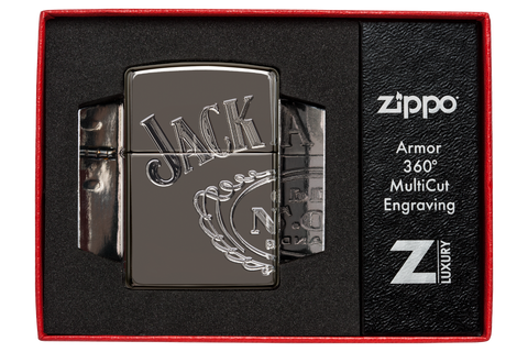 Zippo Armor® High Polish Black Ice®, Jack Daniel's® freeshipping - Zippo.ca