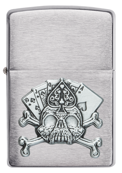 Card Skull Emblem Design freeshipping - Zippo.ca