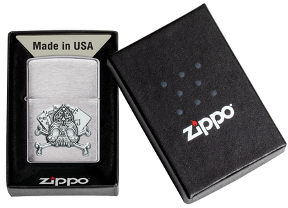 Card Skull Emblem Design freeshipping - Zippo.ca