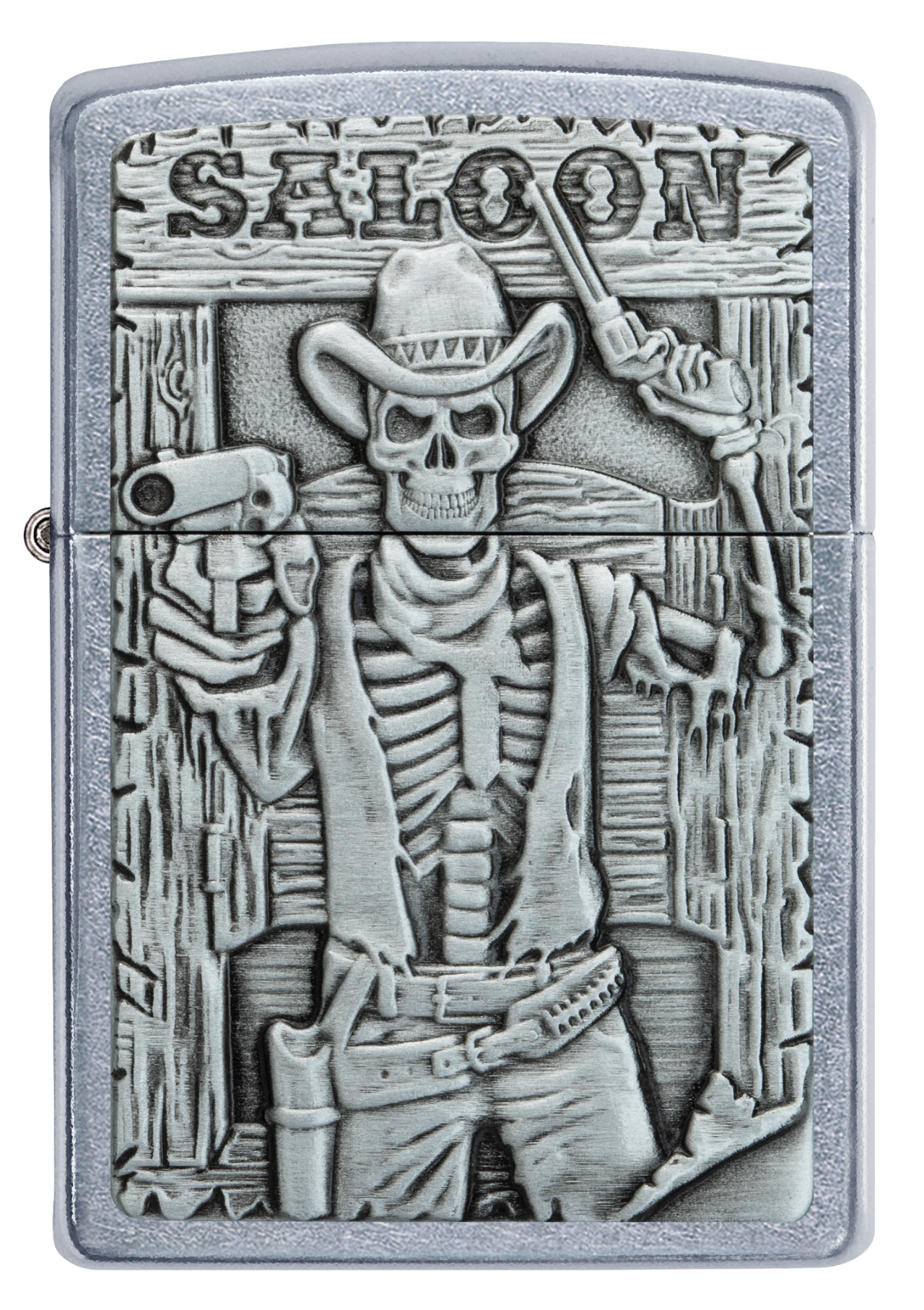 Saloon Skull Emblem Design freeshipping - Zippo.ca