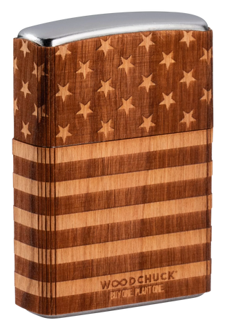 WOODCHUCK USA American Flag Wrap freeshipping - Zippo.ca