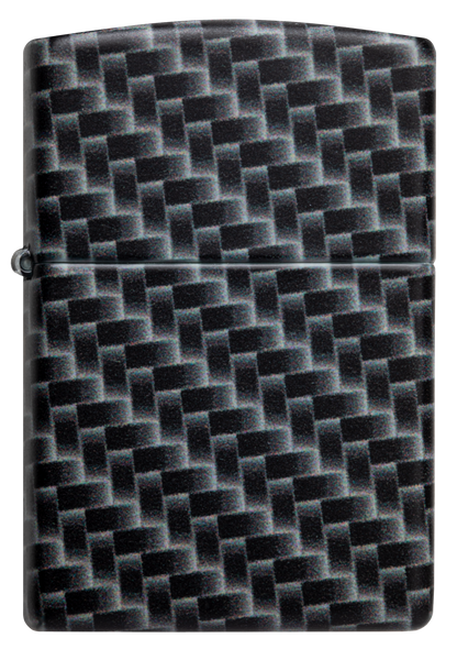 Zippo White Matte, Carbon Fibre Design freeshipping - Zippo.ca