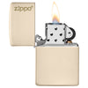 Zippo Flat Sand w/ Zippo Logo
