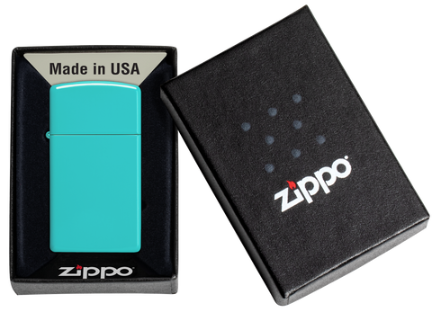 Zippo Slim Flat Turquoise (49529)