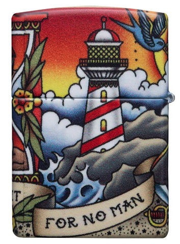 Motif de tatouage nautique Zippo 