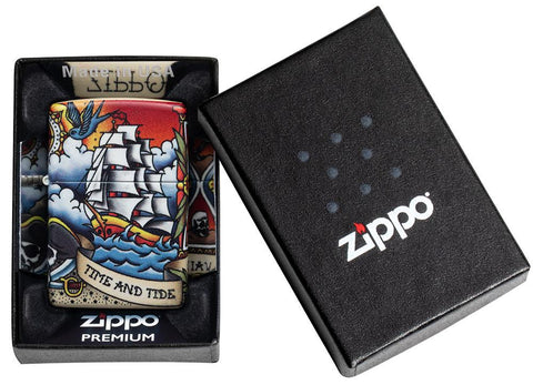 Motif de tatouage nautique Zippo 