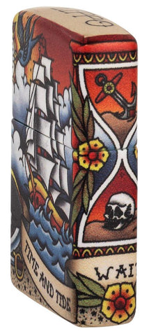 Zippo Nautical Tattoo Design