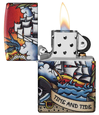 Motif de tatouage nautique Zippo 