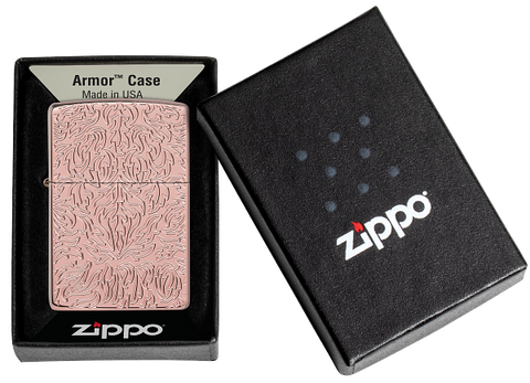 Armor® Zippo Carved Design