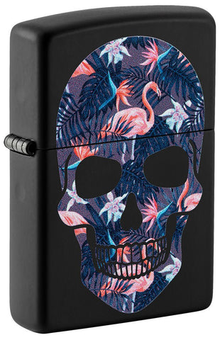 Zippo Flamingo Skull Design