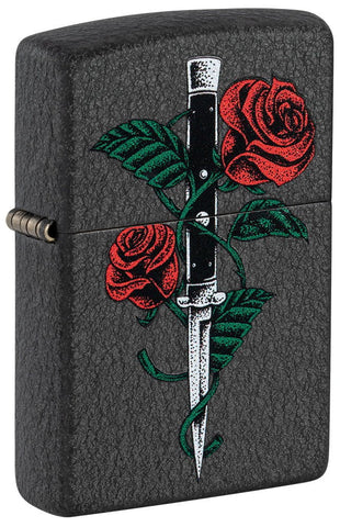 Tatouage de poignard Zippo Rose 