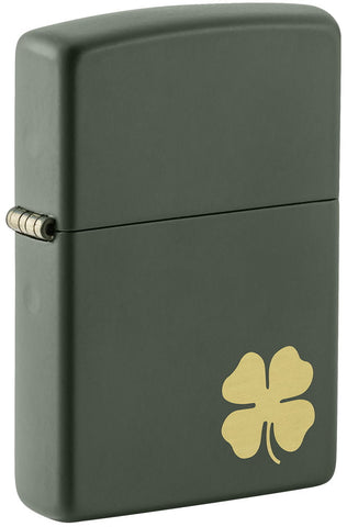 Zippo avec motif trèfle à quatre feuilles 