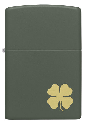 Zippo Four Leaf Clover Design