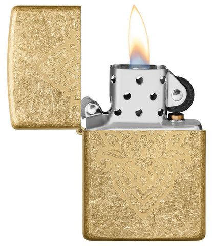 Tatouage Zippo au henné 