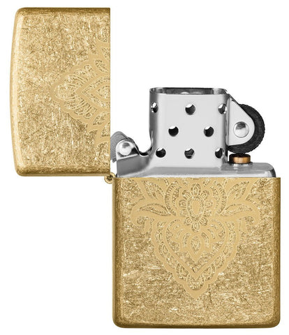 Tatouage Zippo au henné 