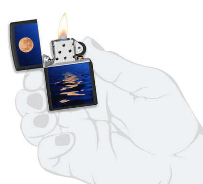 Zippo Moon Sunset Design 