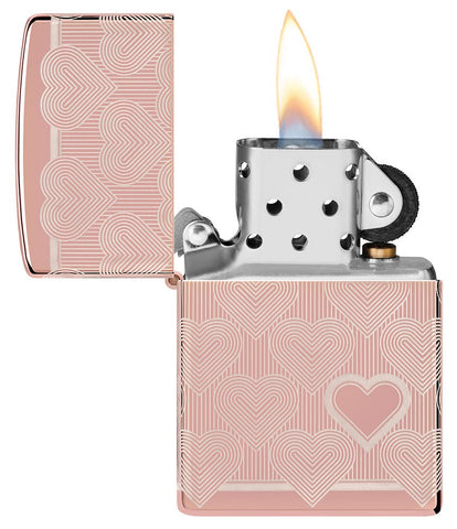 Zippo en forme de cœur 