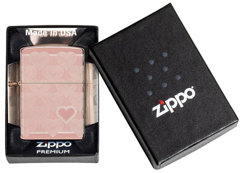 Zippo en forme de cœur 