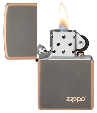 Zippo Rustic Bronze with Zippo logo - Zippo.ca