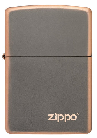 Zippo Bronze Rustique avec logo Zippo 